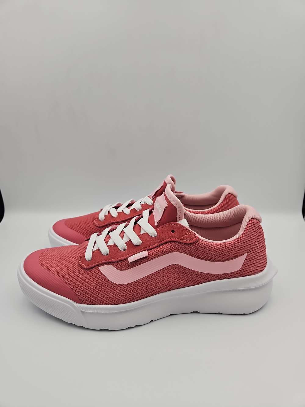 Vans Pink and Light Pink Women's Low-Top Sneakers